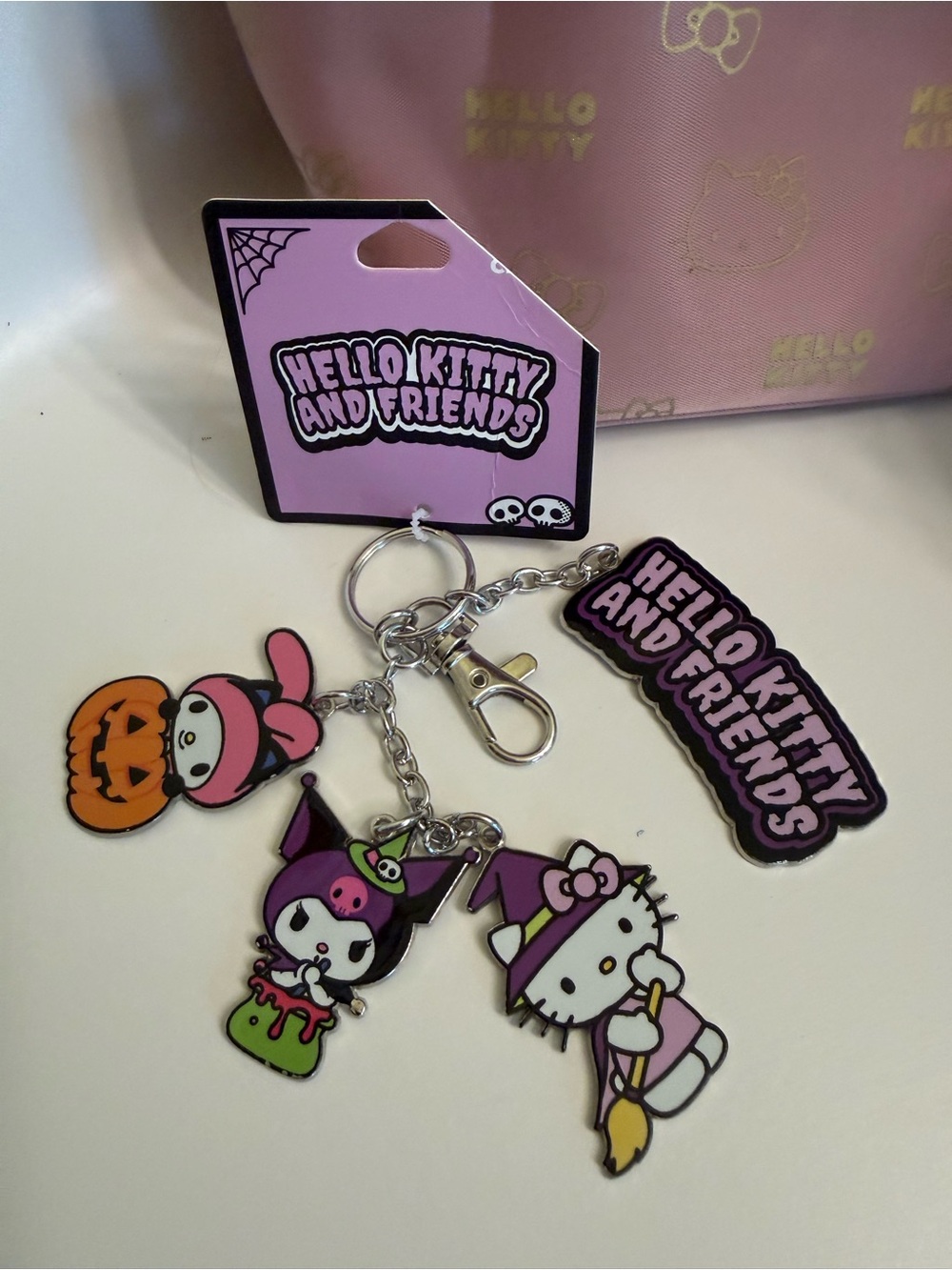 Hello Kitty Pink Cosmetic Bag/lunch bag -mug, and keychain set - Picture 2 of 7